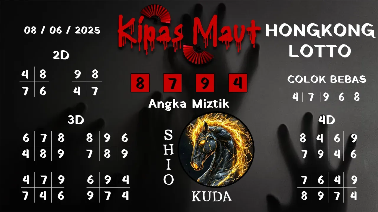 syair kipas Maut Hongkong Lotto