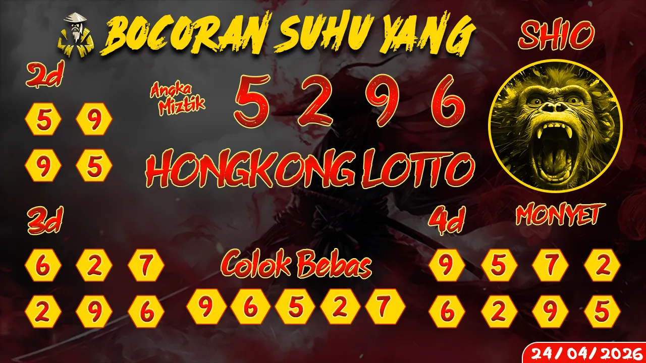 syair Bocoran Suhu Yang Hongkong Lotto 24 04 2026