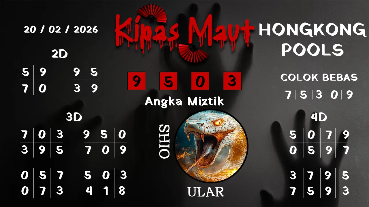 Syair kipas maut Hongkong pools 20 02 2026