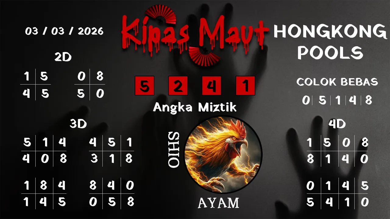 Syair kipas maut Hongkong pools 03 03 2026