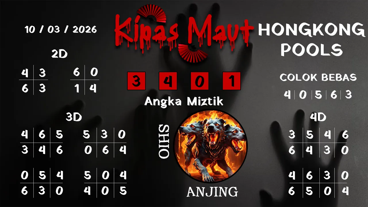 Syair kipas maut Hongkong pools 10 03 2026