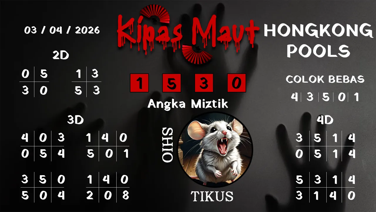 Syair kipas maut Hongkong pools 03 04 2026