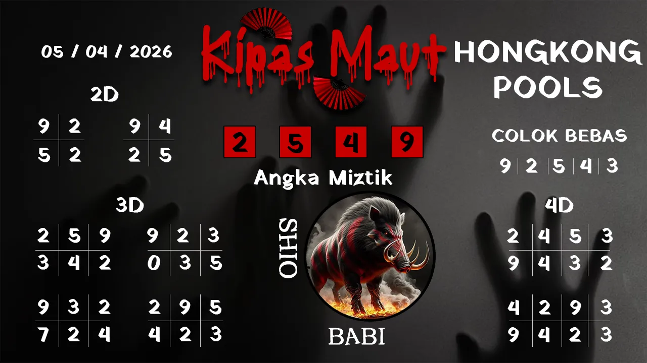 Syair kipas maut Hongkong pools 05 04 2026