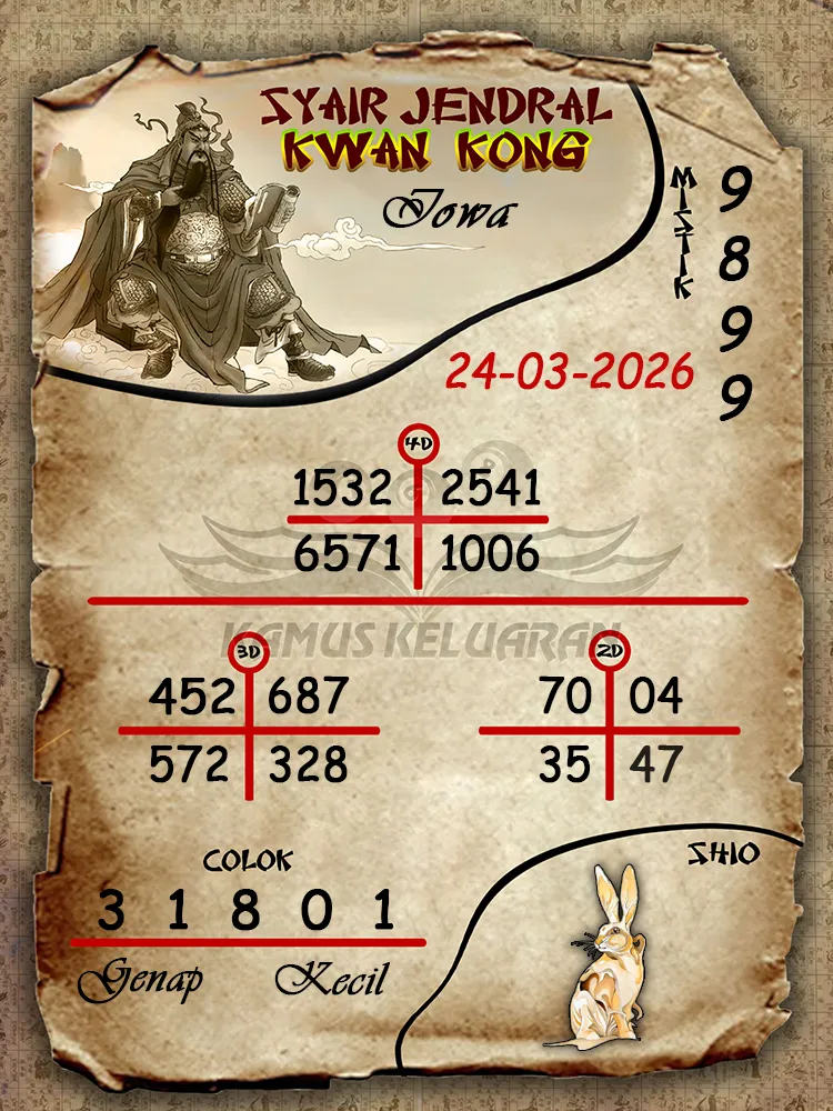 Syair Jendral Kwan Kong Iowa 24 03 2026