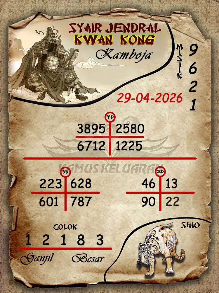 Syair Jendral Kwan Kong Kamboja 29 04 2026