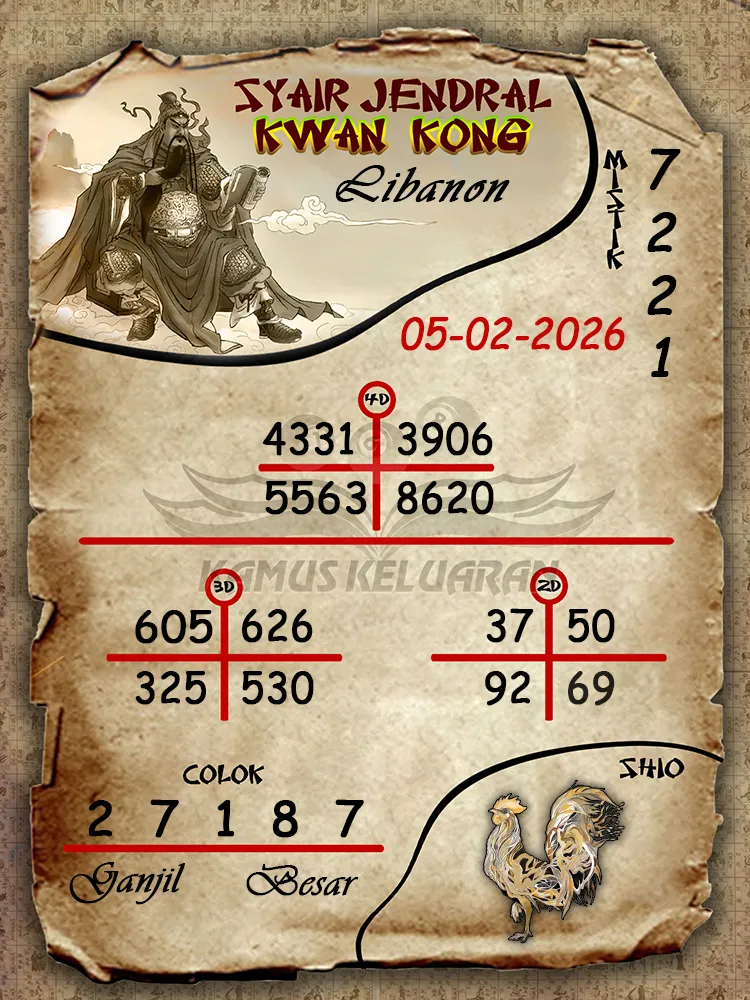 Syair Jendral Kwan Kong Libanon 05 02 2026