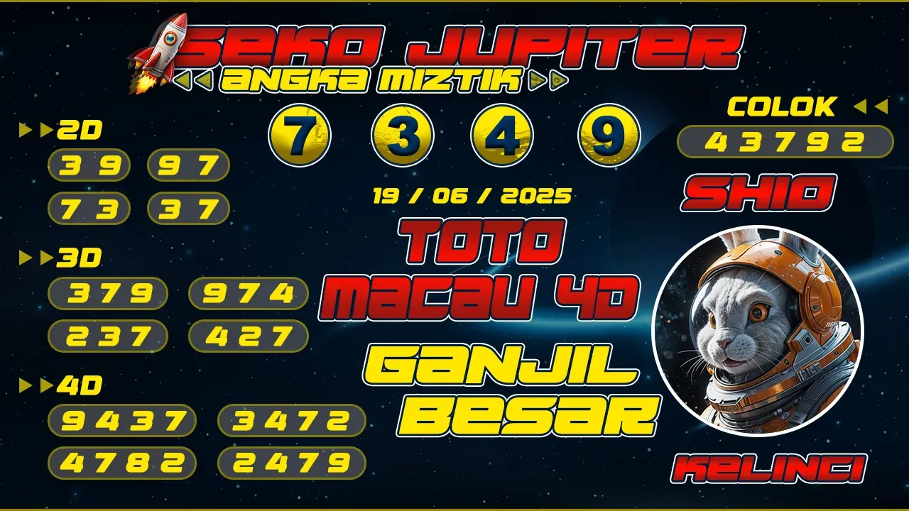 syair Seko Jupiter Toto Macau 4D 19 06 2025