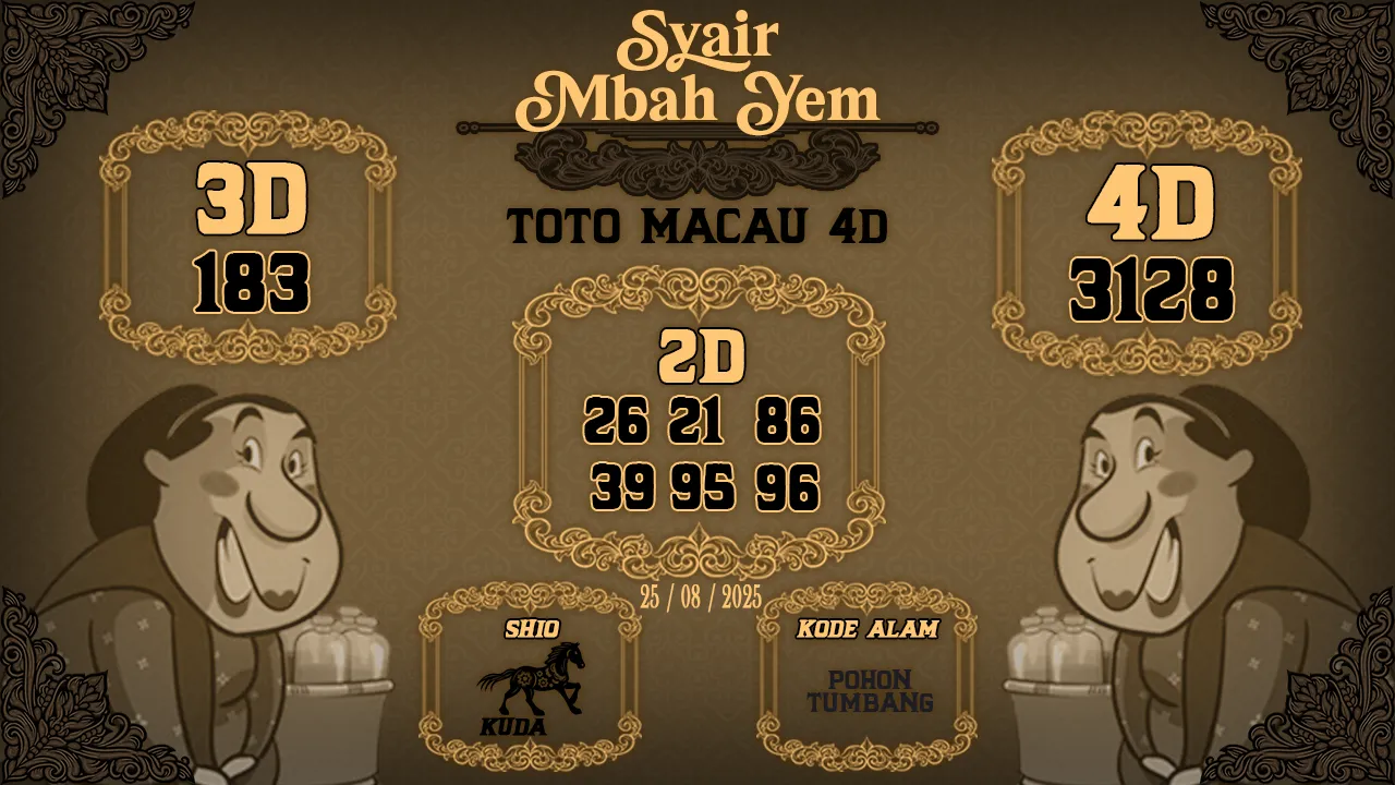 syair Mbah Yem Toto Macau 4D 25 08 2025