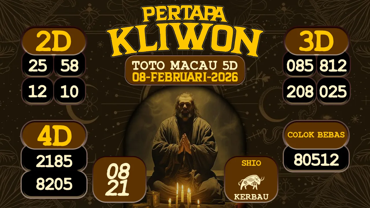 syair Pertapa Kliwon Toto Macau 5D 08 02 2026