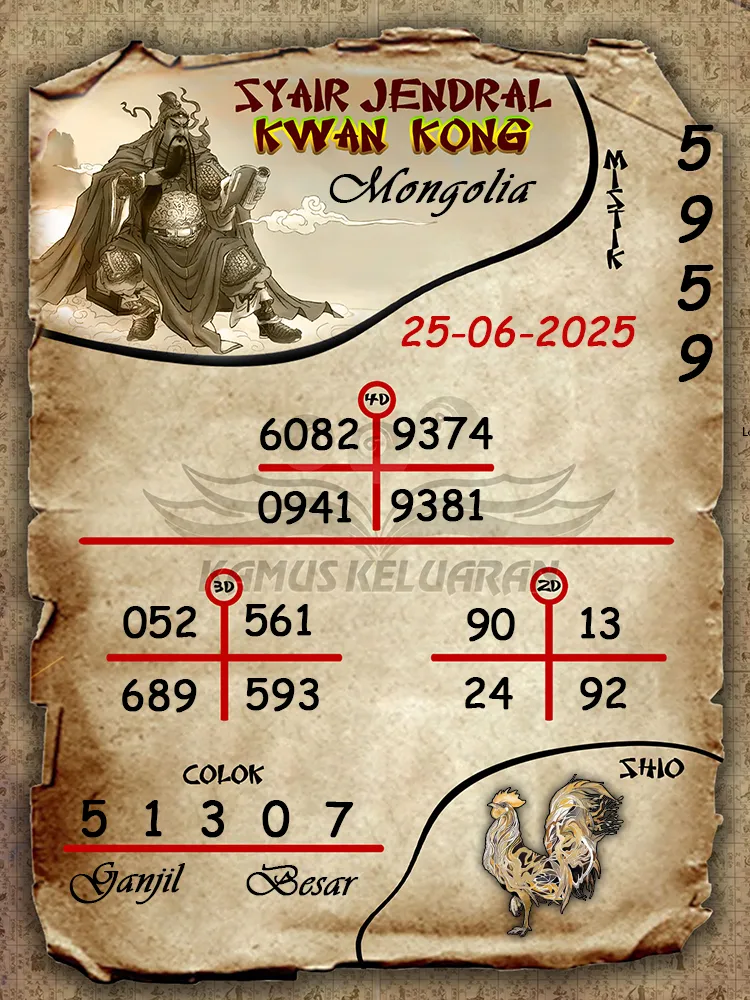 syair jendral kwan kong mongolia 25 06 2025