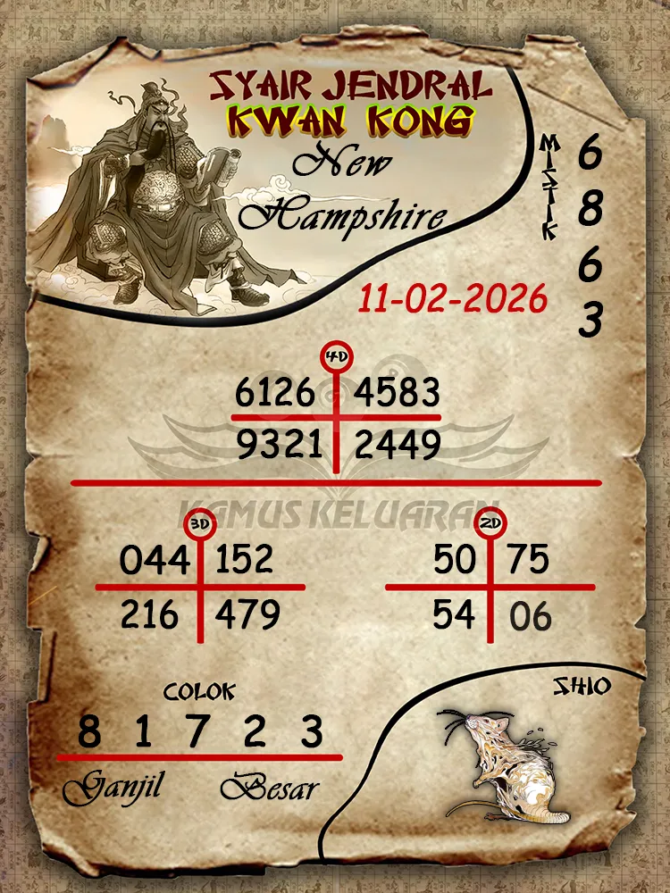 Syair Jendral Kwan Kong New Hampshire 11 02 2026