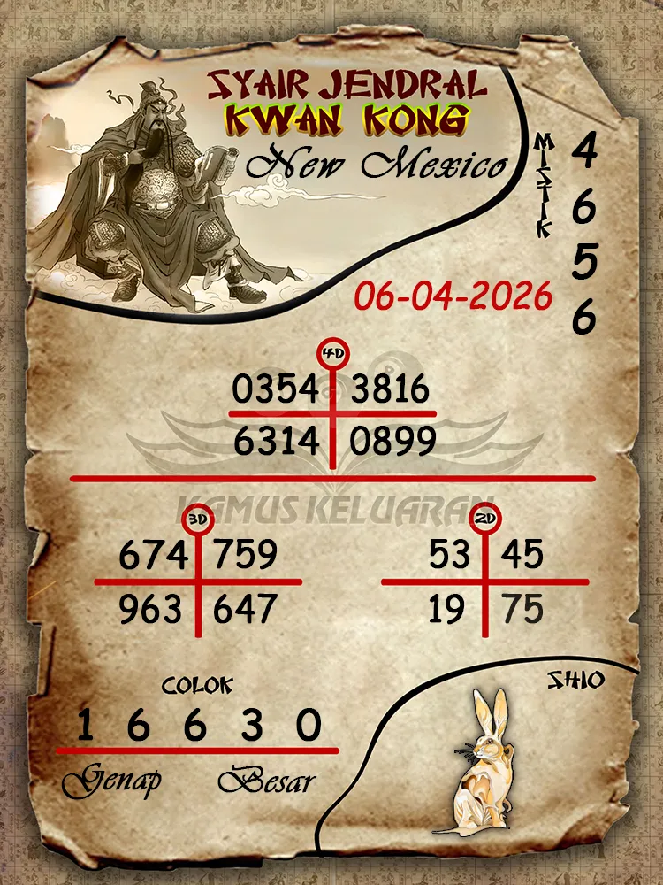 Syair Jendral Kwan Kong New Mexico 06 04 2026