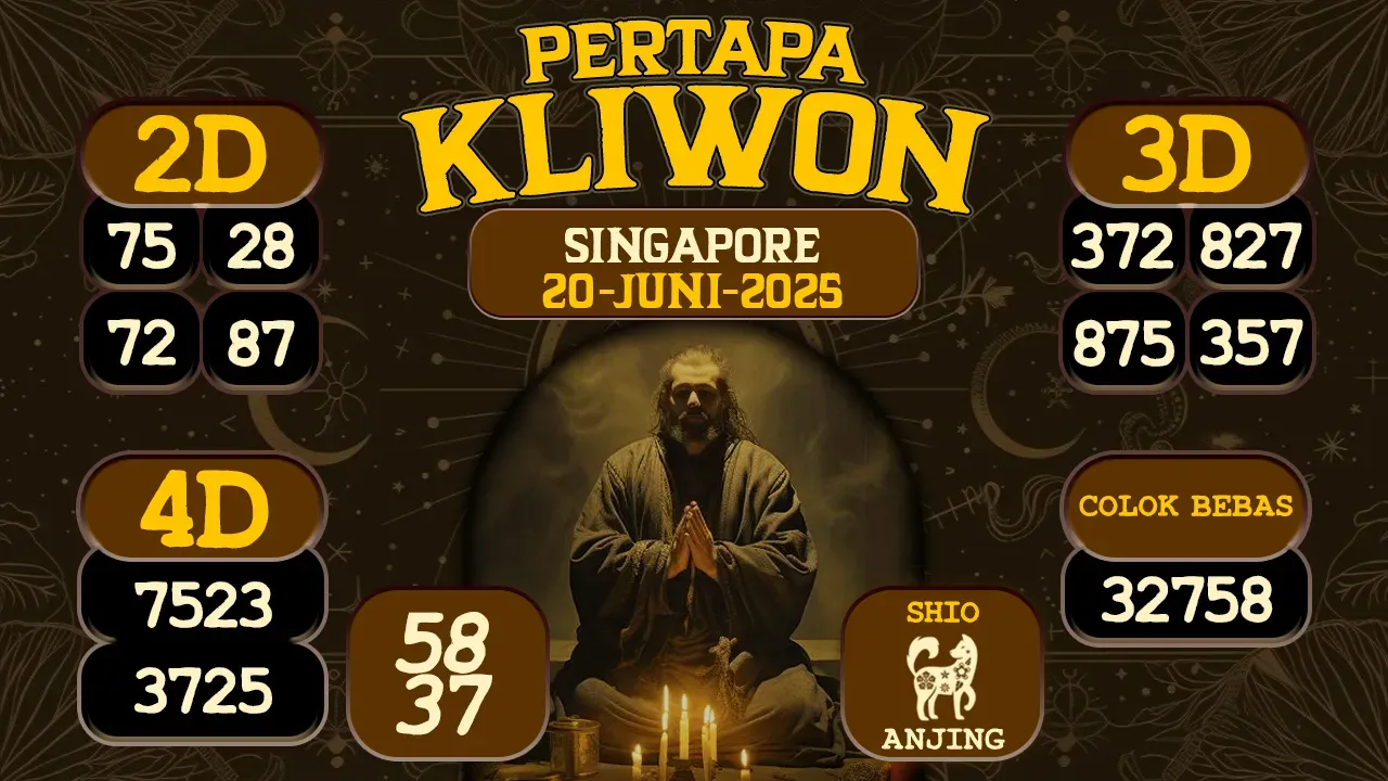 syair Pertapa Kliwon Singapore 20 06 2025