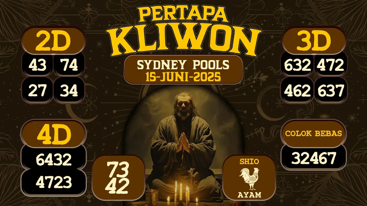 syair Pertapa Kliwon Sydney Pools