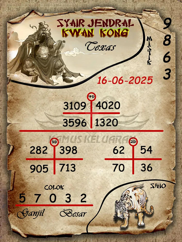 syair jendral kwan kong texas 16 06 2025