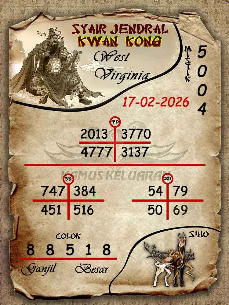 Syair Jendral Kwan Kong West Virginia 17 02 2026